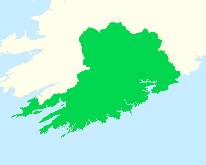 a map of county Cork