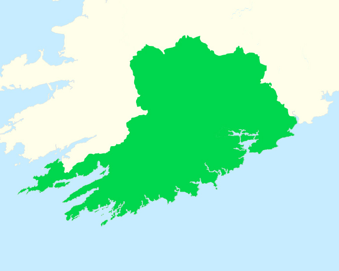 A map of county Cork