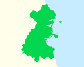 A map of county Dublin