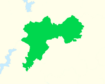 a map of county Offaly