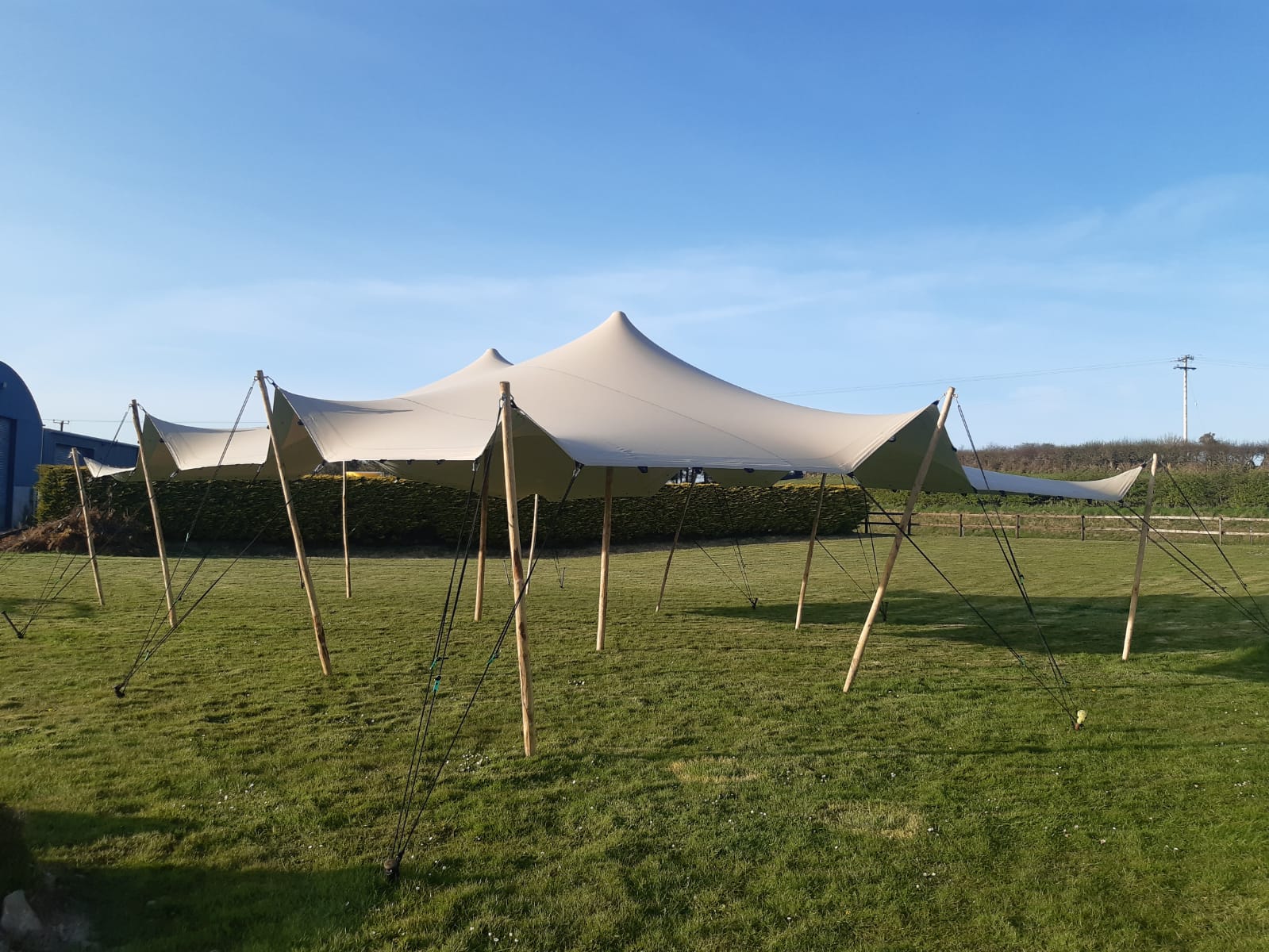 A stretch tent