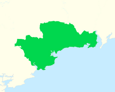 A map of county Waterford