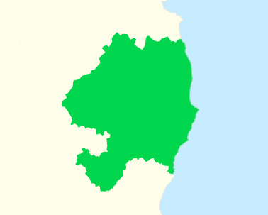 A map of county Wicklow